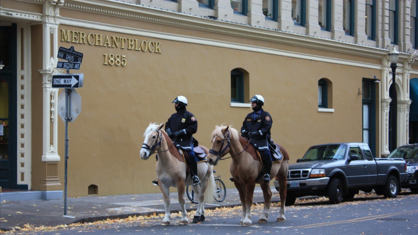 Police Horses by Sherene Campbell