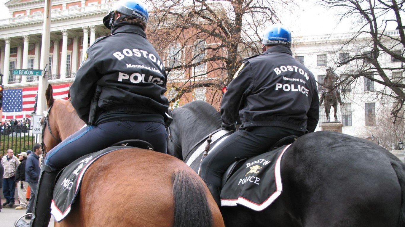 Boston police by Lisa Padilla
