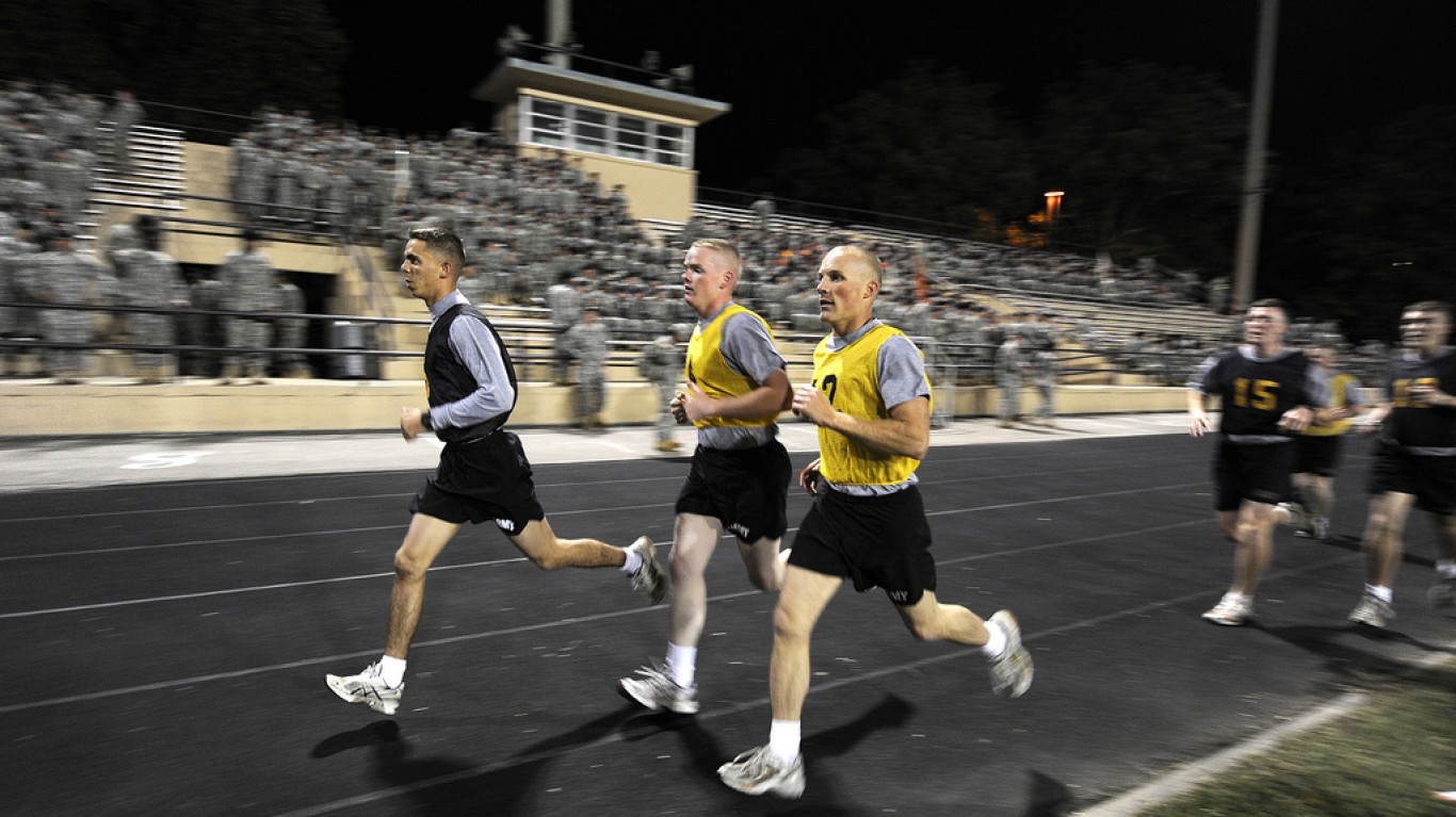 Running with the best by The U.S. Army