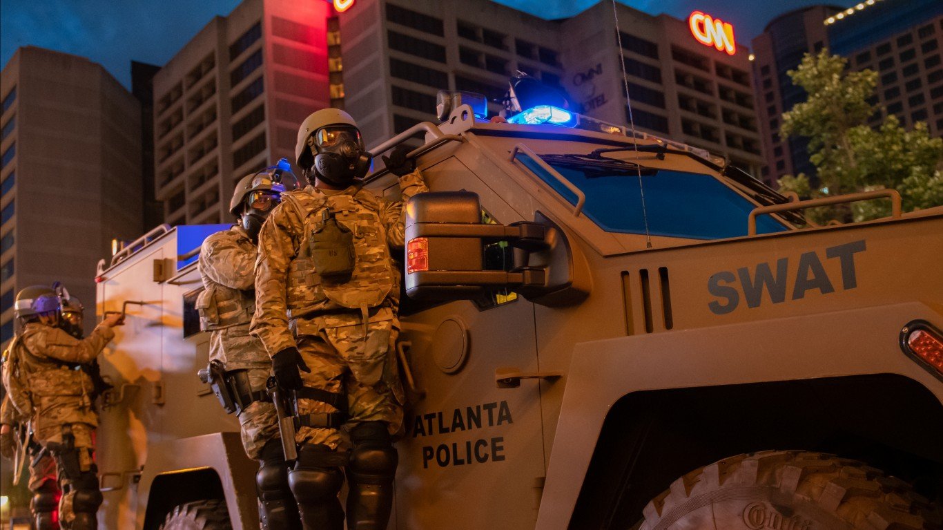 Curfew Patrol by Georgia National Guard