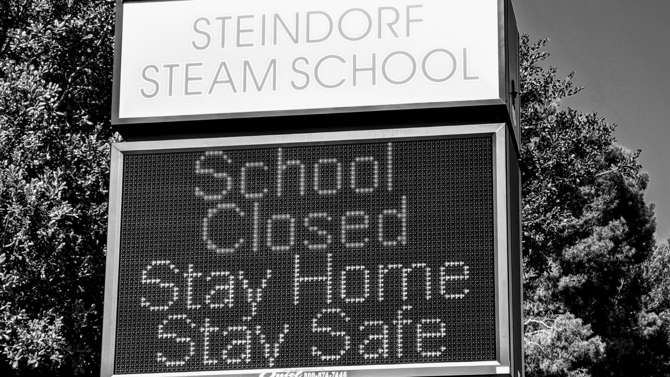School Closed Stay Home by Travis Wise