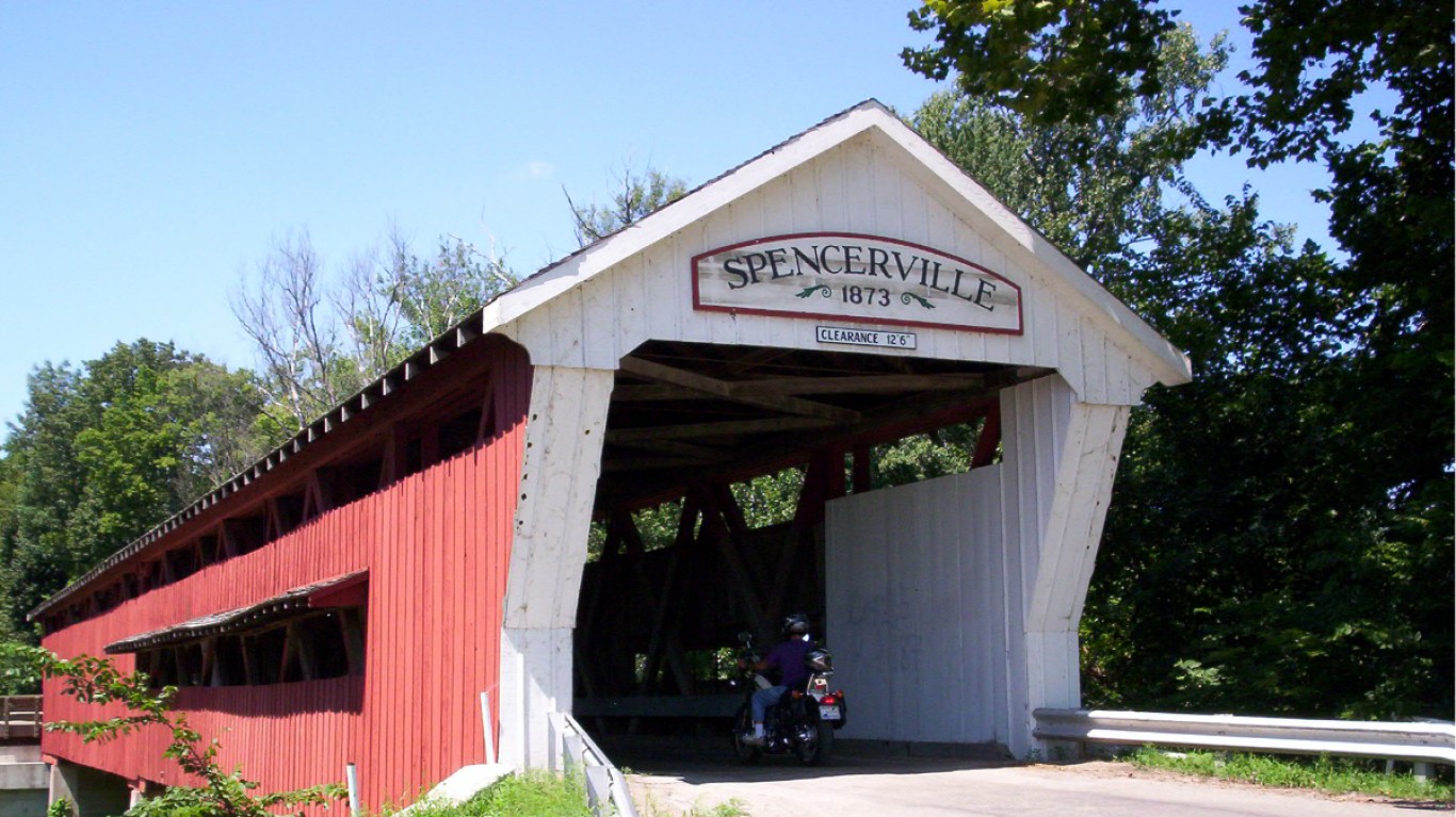 Spencerville Covered Bridge by Rod Detty