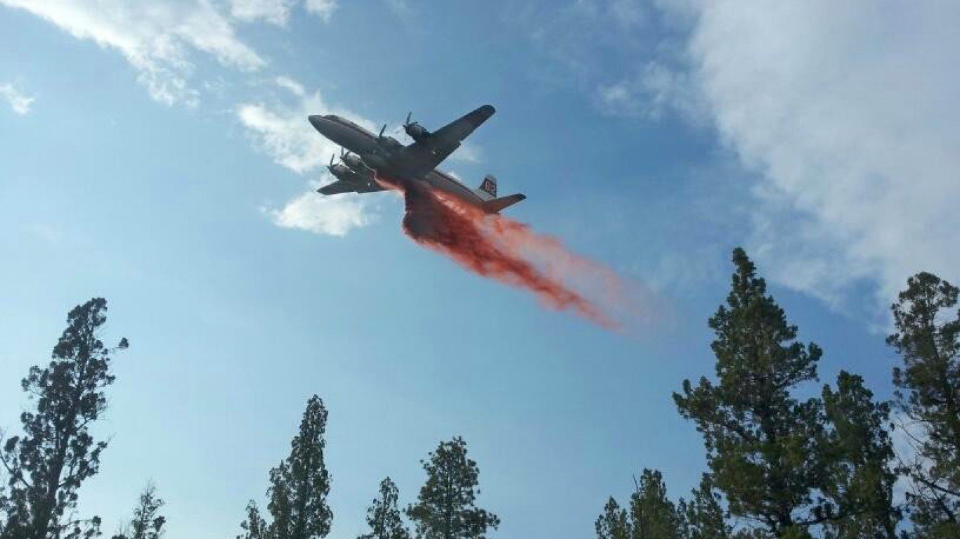 Air tanker by Oregon Department of Forestry