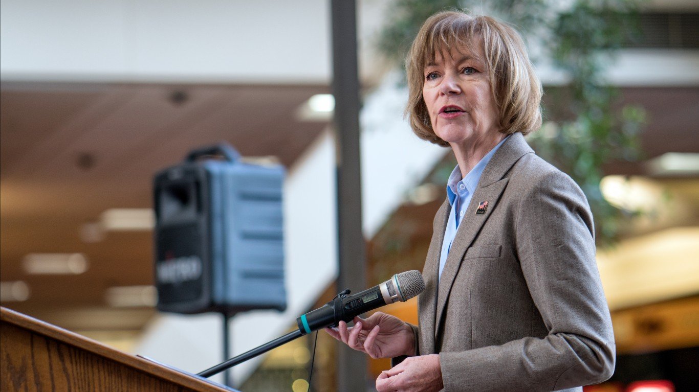 Senator Tina Smith speaking at... by Lorie Shaull