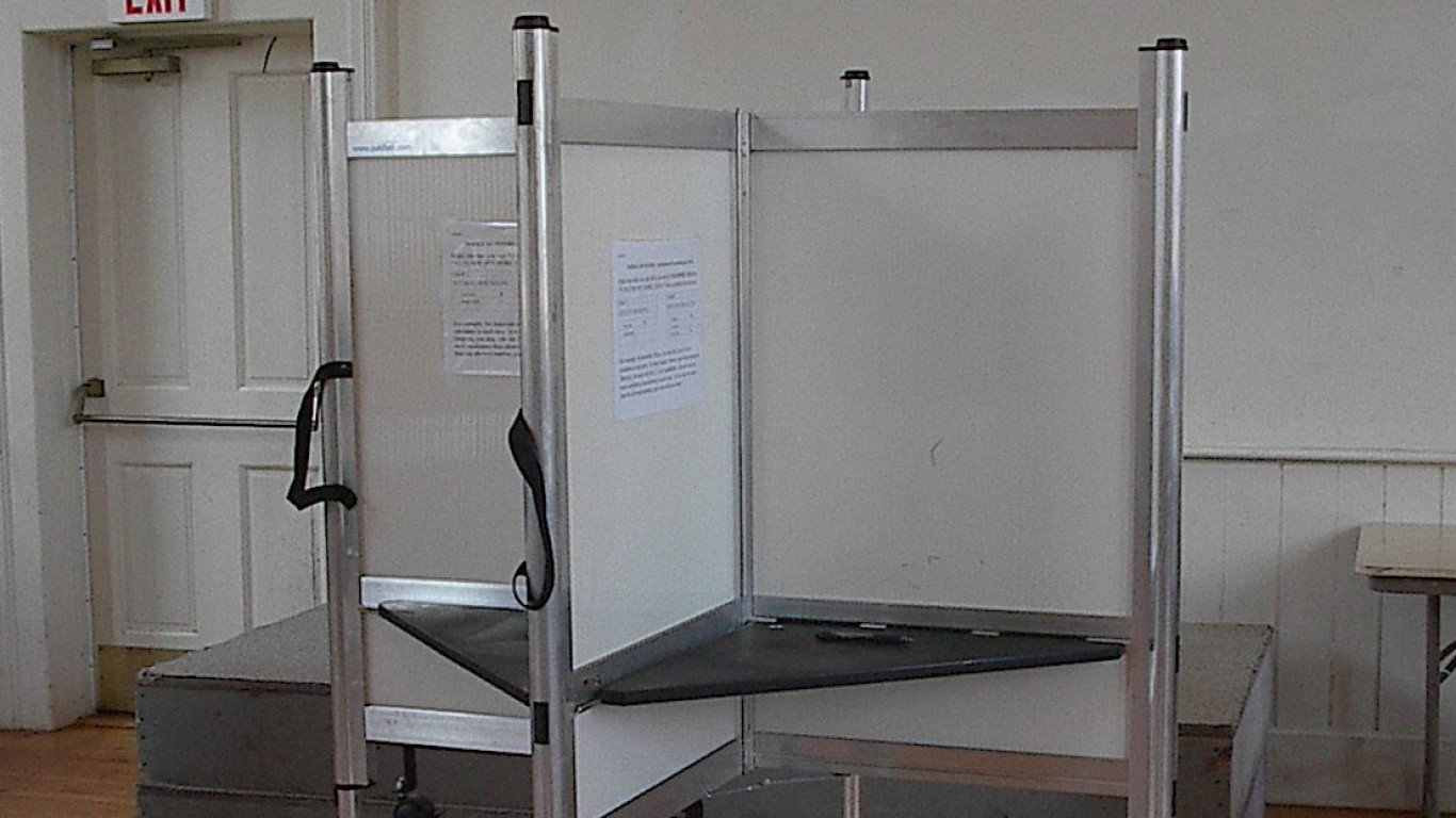 Voting booth by Bryan Alexander