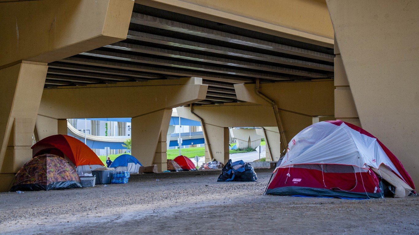 Homeless Encampment Milwaukee ... by Charles Edward Miller