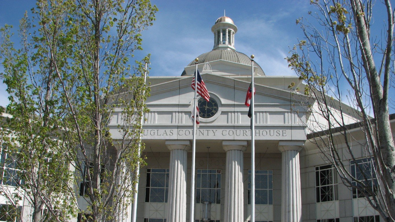 USA-Georgia-Douglasville County Courthouse by Ku00e5re Thor Olsen