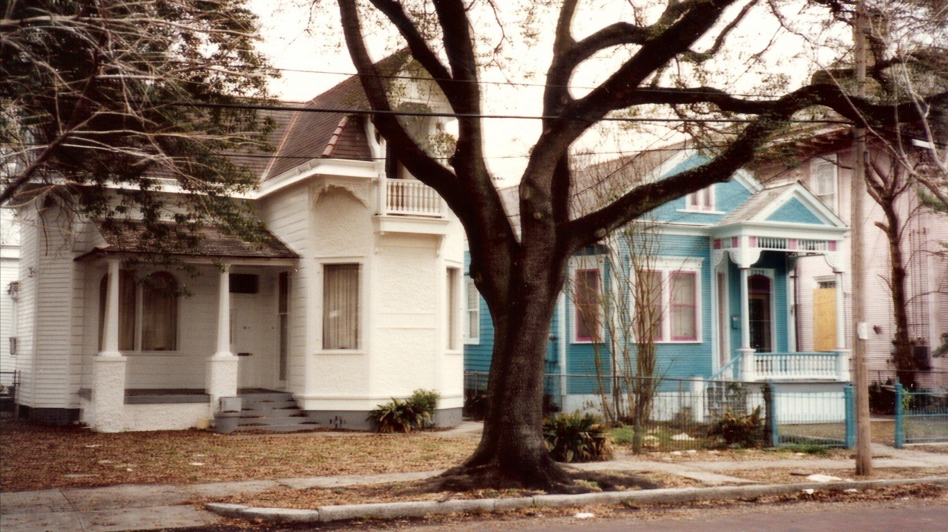 Bayou Road Houses 1991 by Infrogmation of New Orleans
