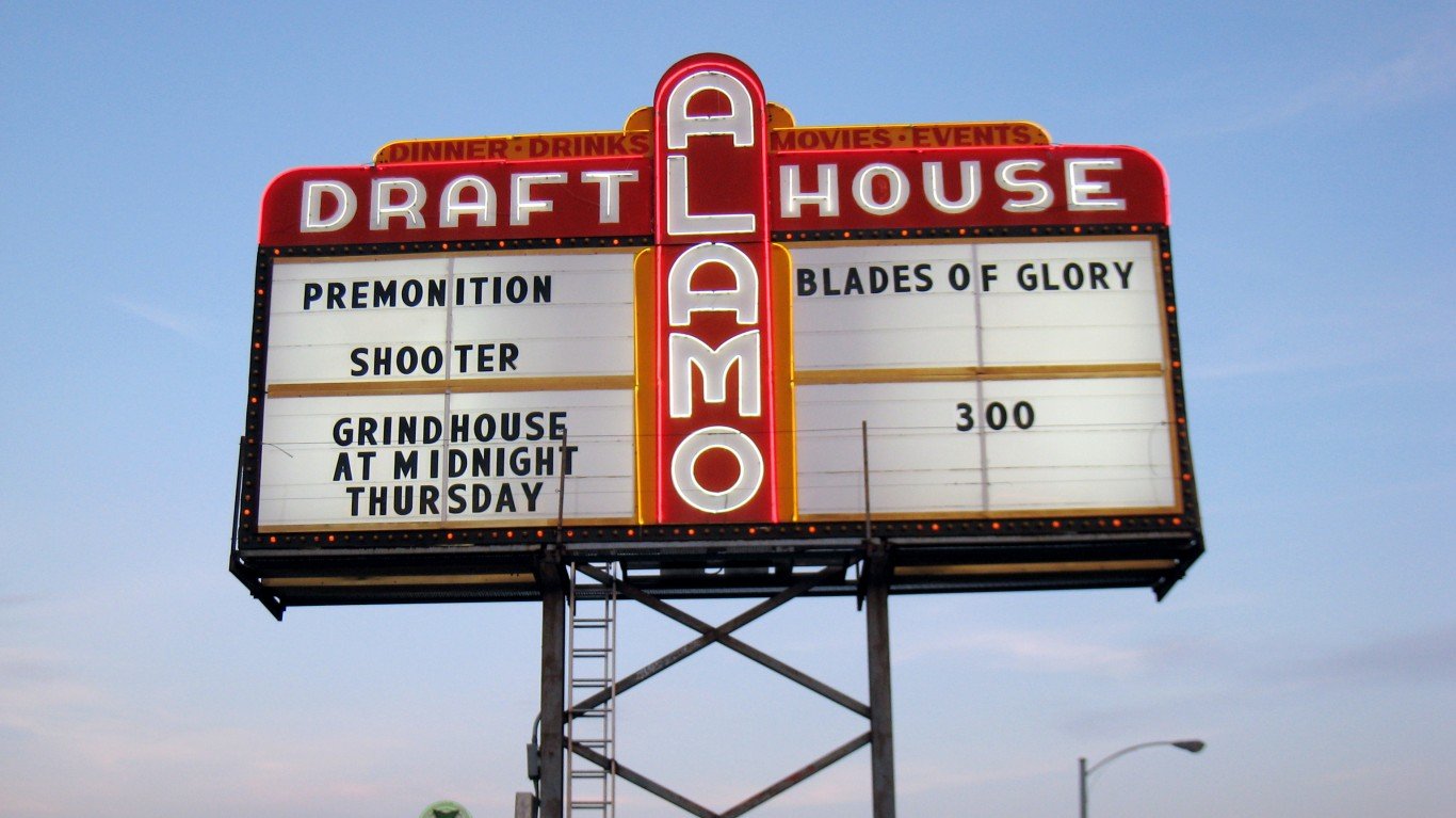 Alamo Drafthouse marquee by Bruce Turner