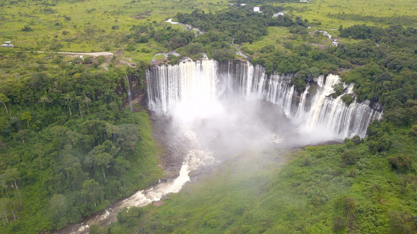 Kalandula falls in Angola
