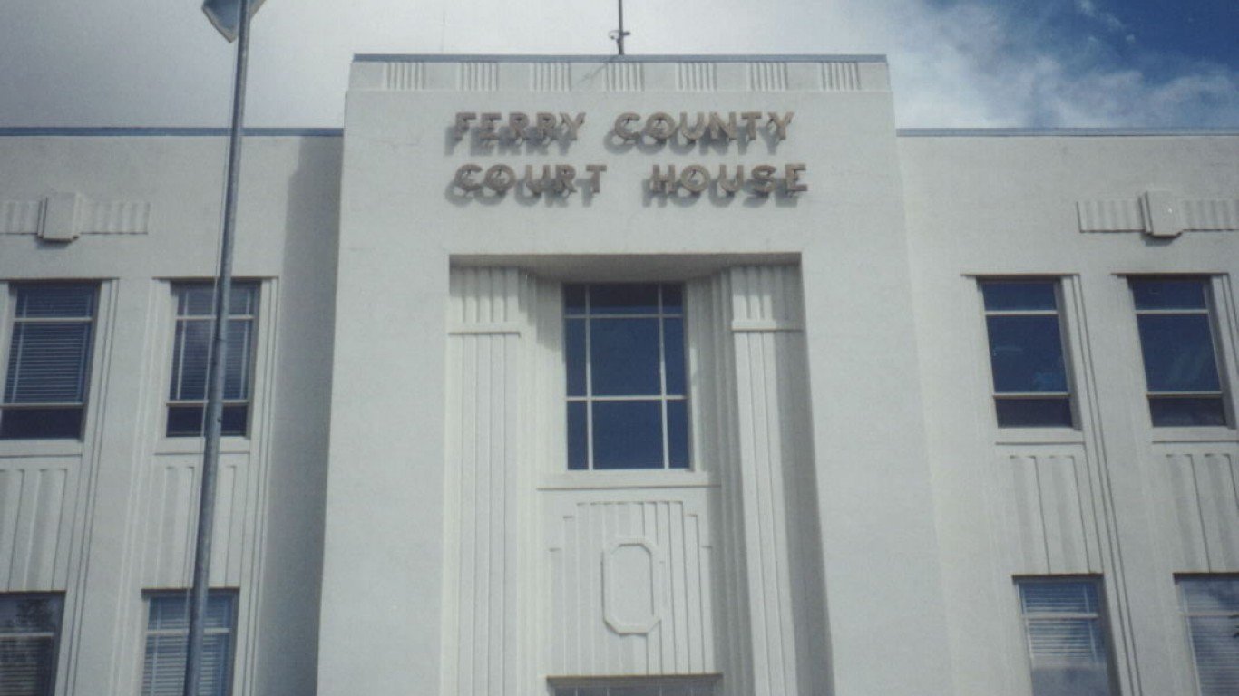 Ferry County Courthouse by Robert Ashworth