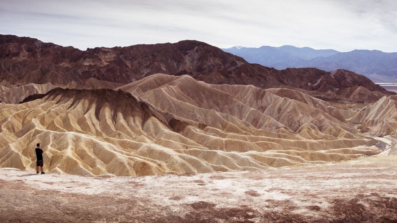 Zabriskie point - Death Valley... by Giuseppe Milo