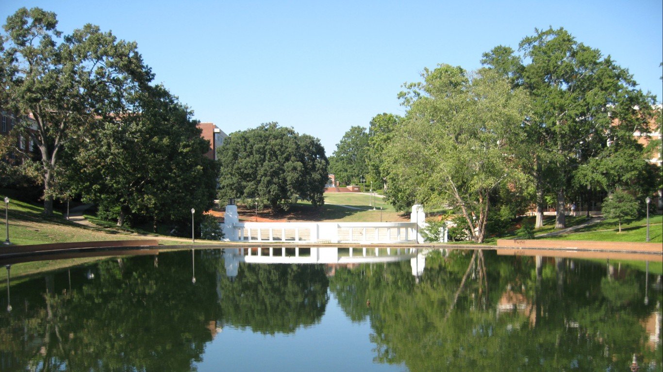 Reflection pond at Clemson Uni... by Yousef AH