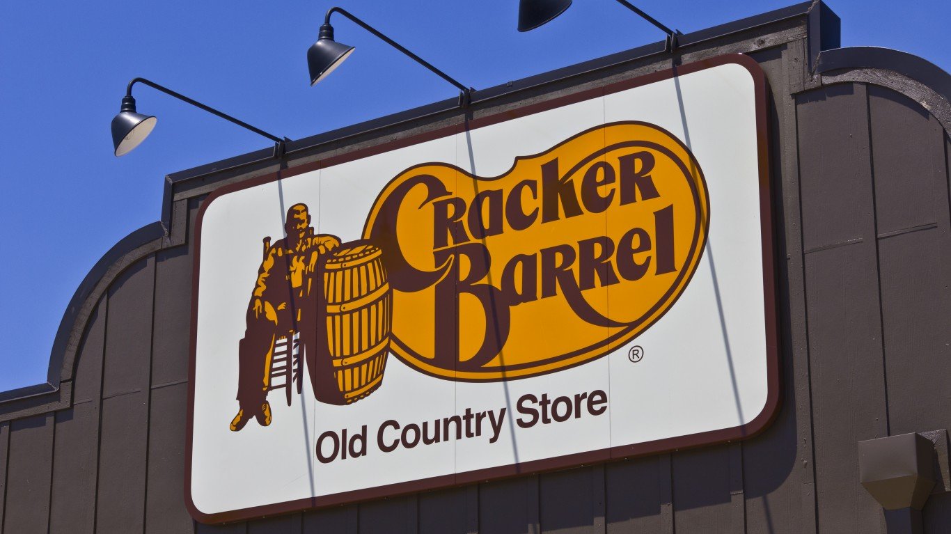 Cracker Barrel sign