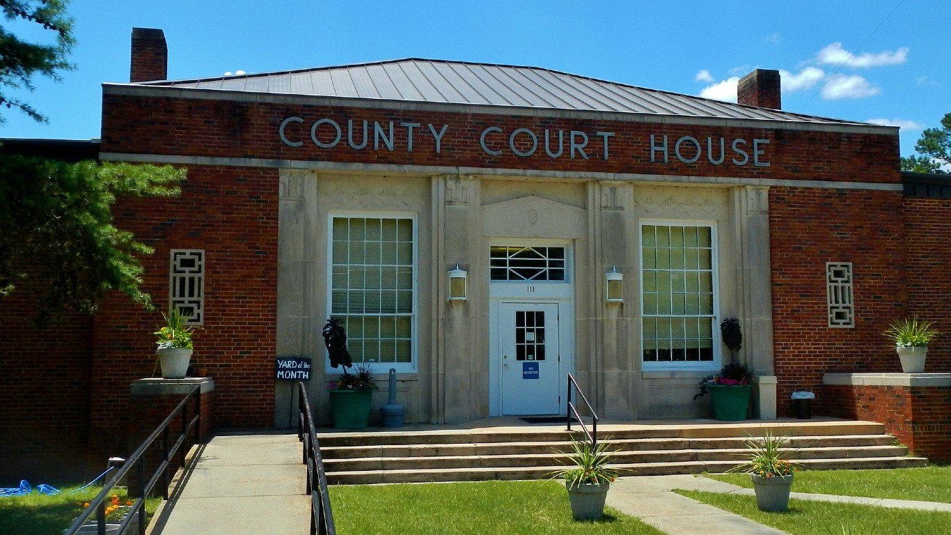 Quitman County Courthouse; Georgetown, GA by Rivers Langley; SaveRivers