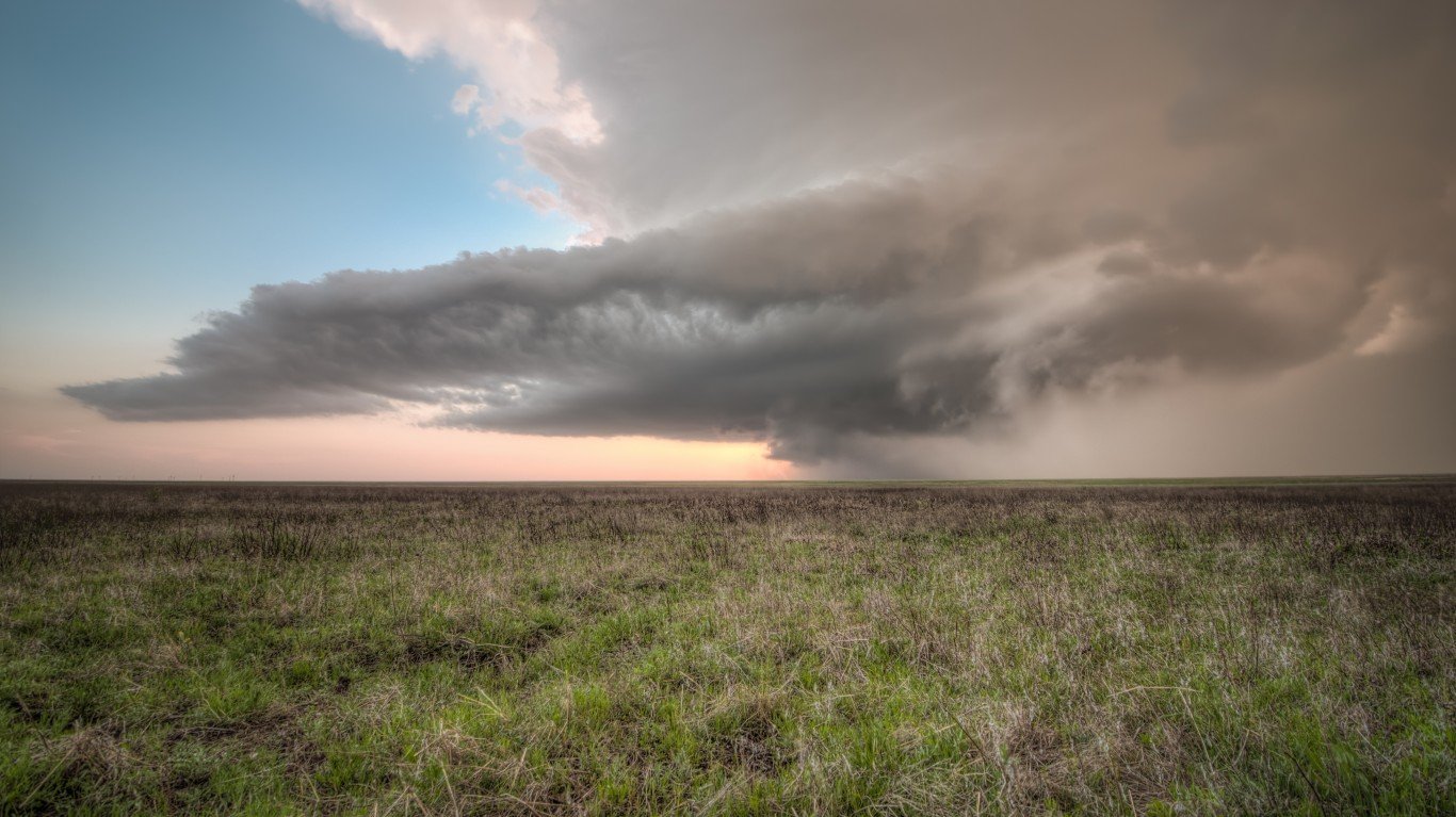 Monster Supercell over the Tex... by Lane Pearman