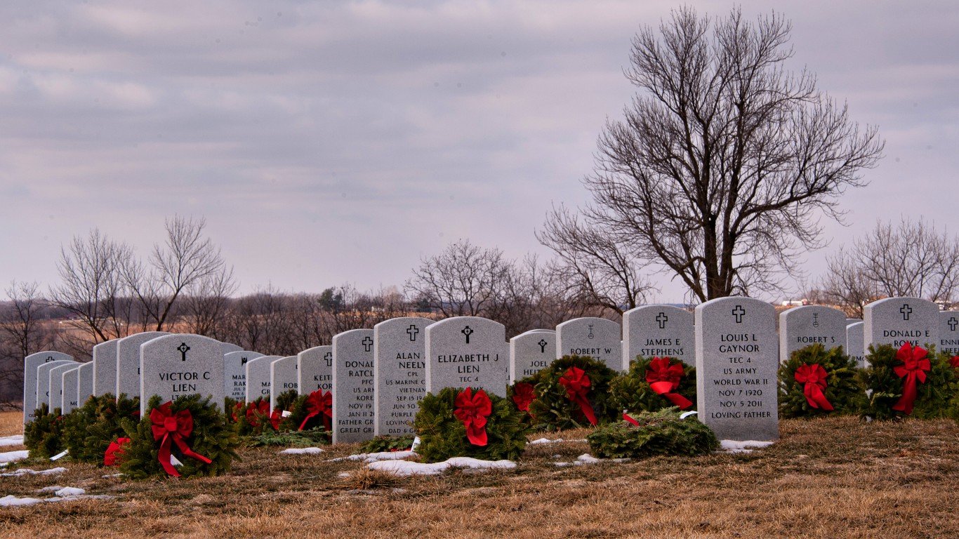 Iowa Veterans Cemetery by Carl Wycoff