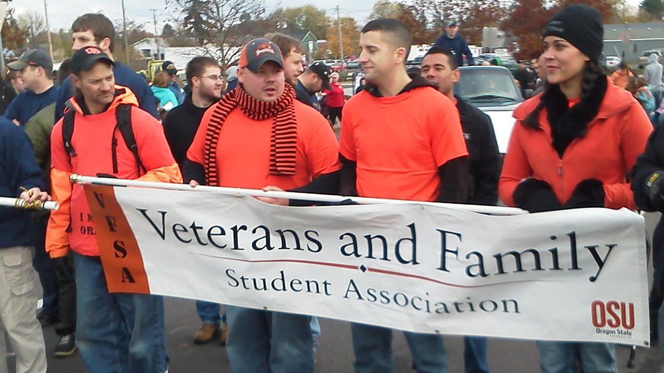 Veterans Day Parade by Oregon State University