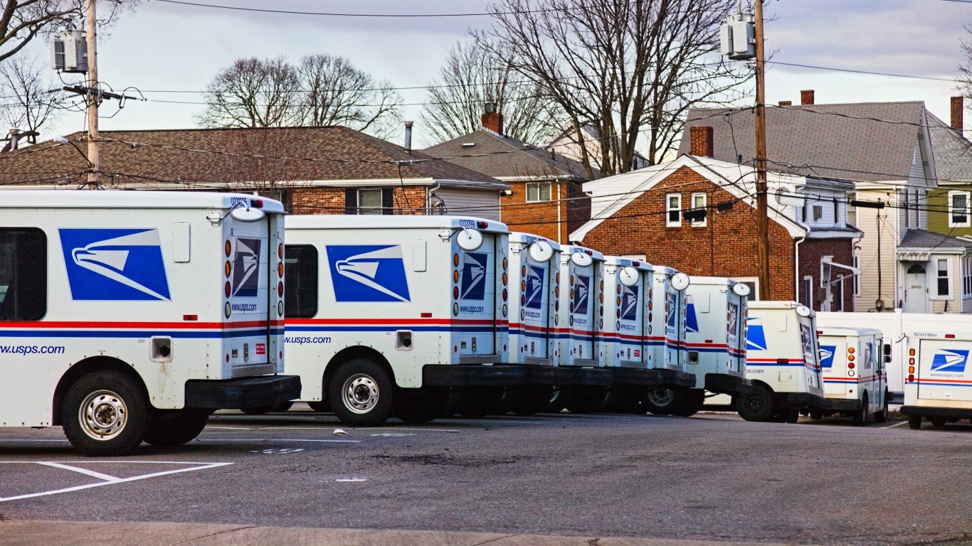U.S. Postal Service Mail Truck... by Sam LaRussa