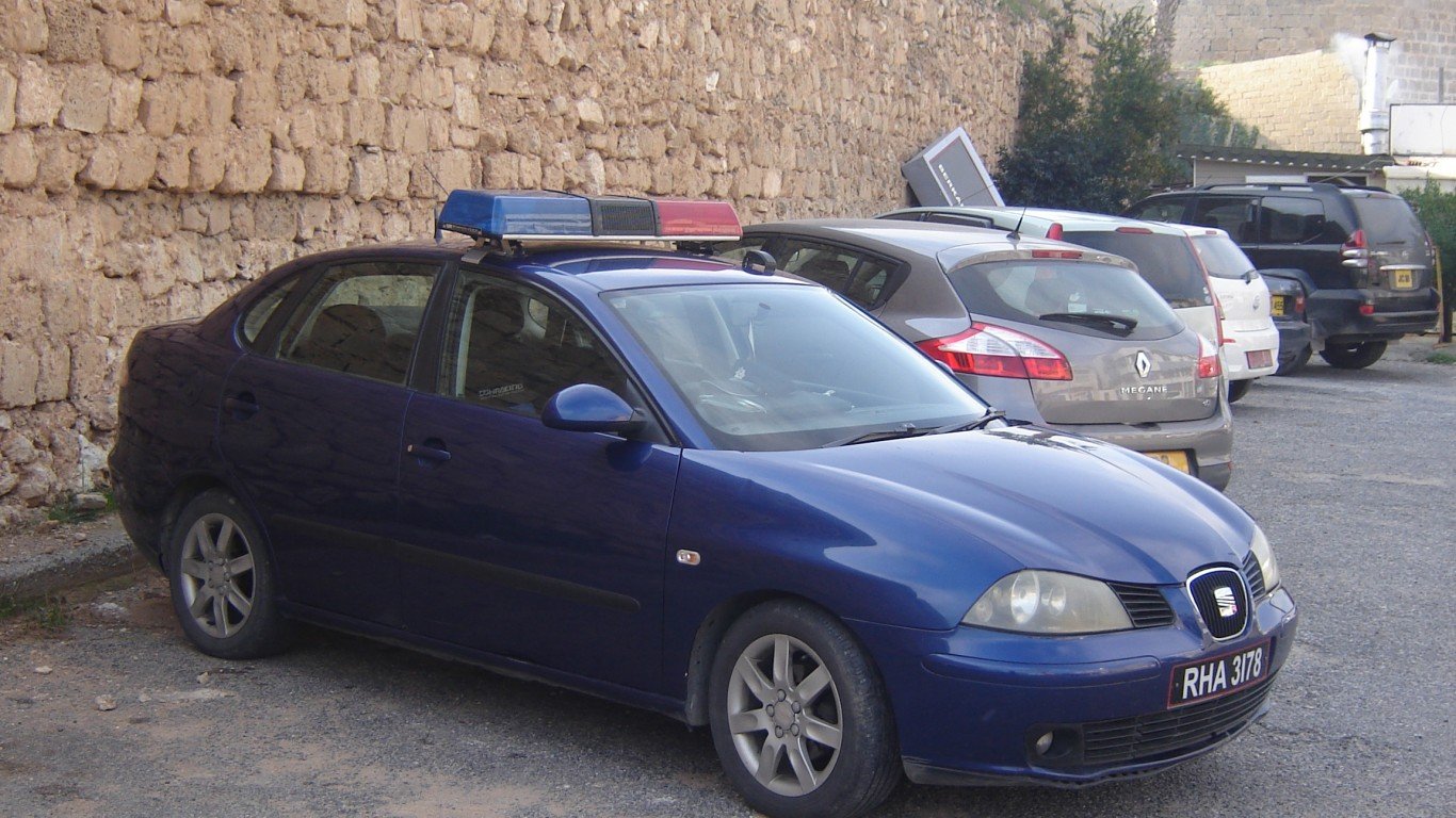 Polizeiauto - Nordzypern by Thomas M. Ru00c3u00b6sner