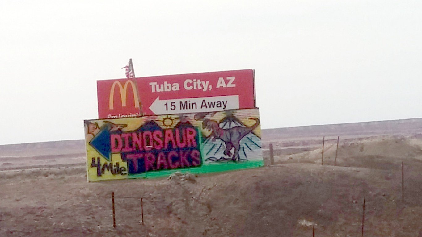 Tuba City Dinosaur Tracks sign... by Cory Doctorow