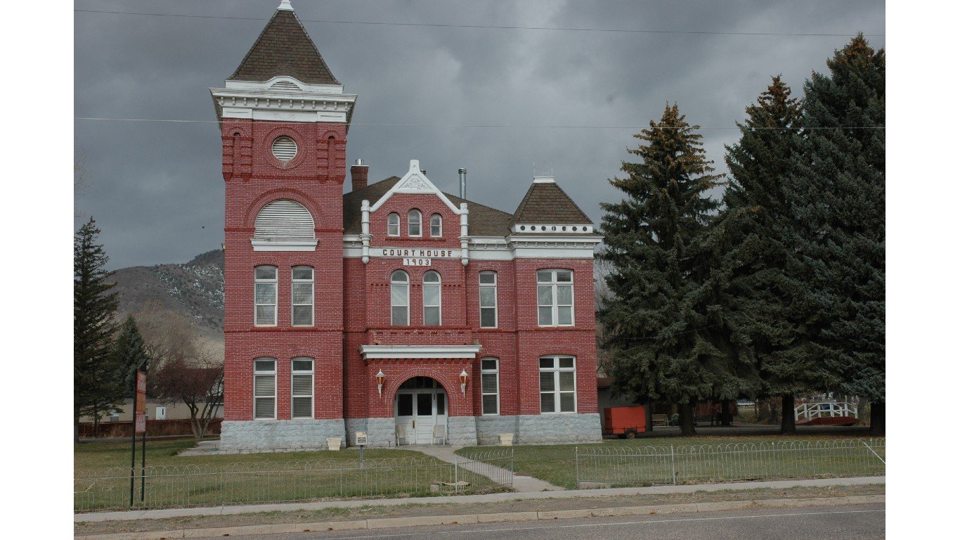 Piute County Courthouse Junction Utah by Tricia Simpson