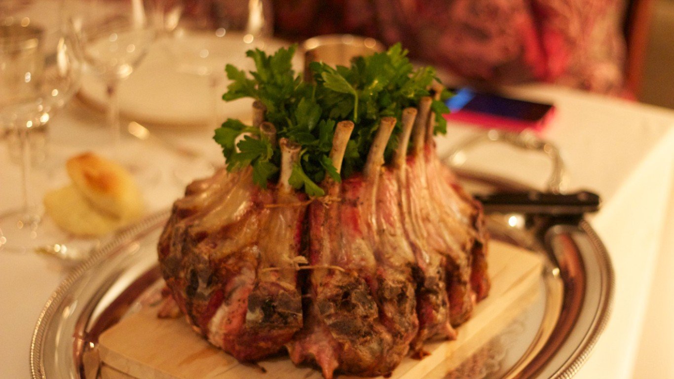 Christmas Dinner Crown Roast of Pork by Tom Head