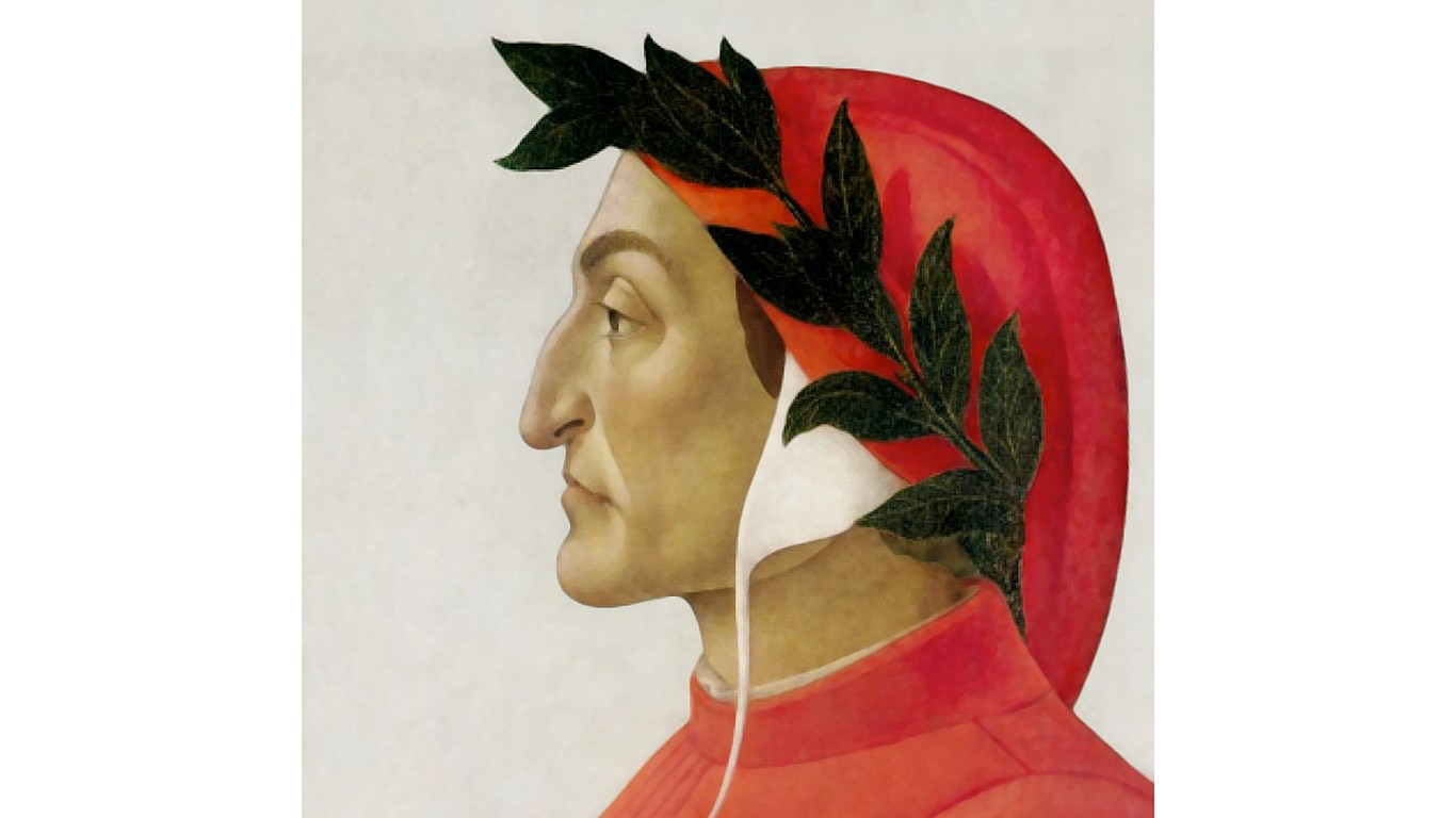 Portrait de Dante by  Sandro Botticelli (1445u20131510)