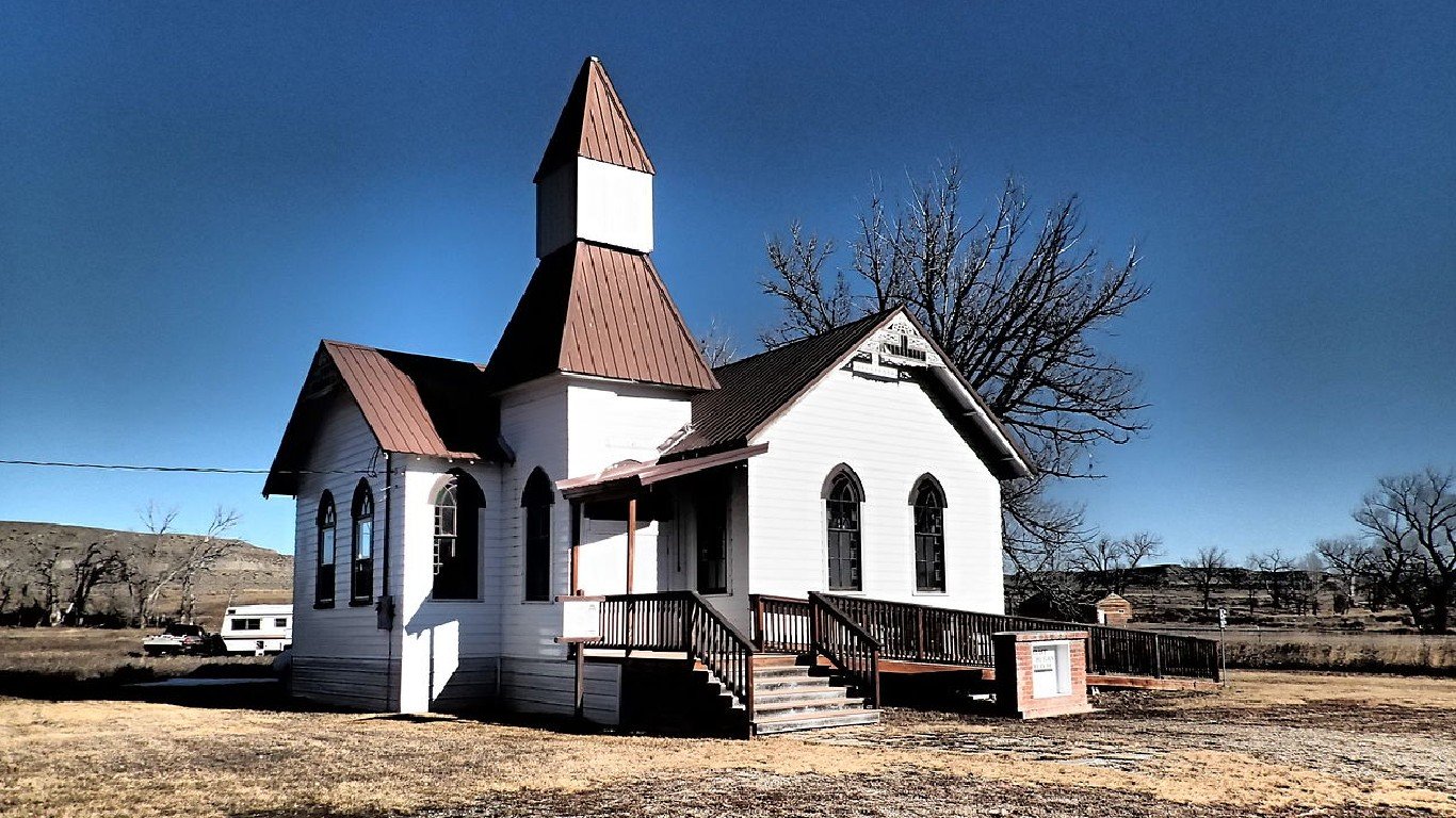 Grace Lutheran Church of Barber Montana 12. by Mike Cline