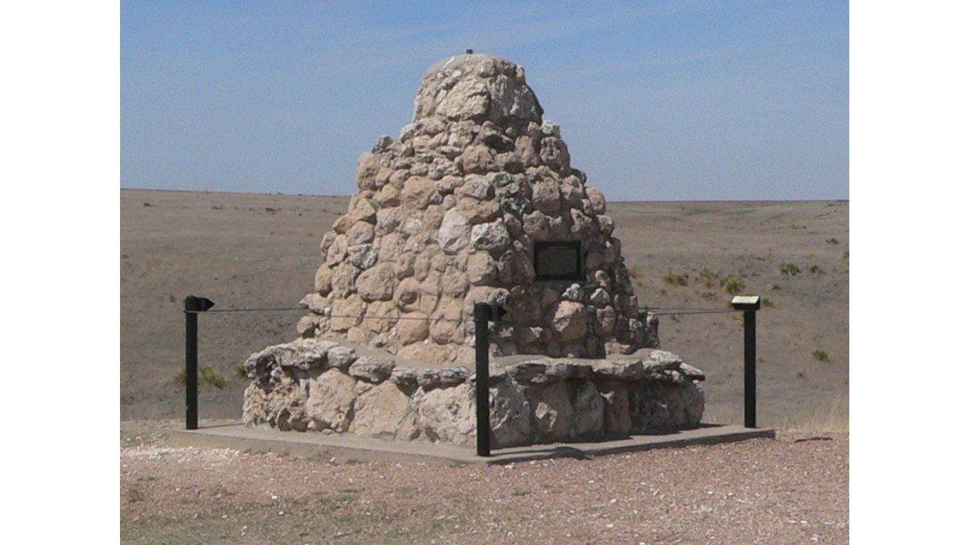 Battle Canyon (Scott Co KS) monument 2 by Ammodramus