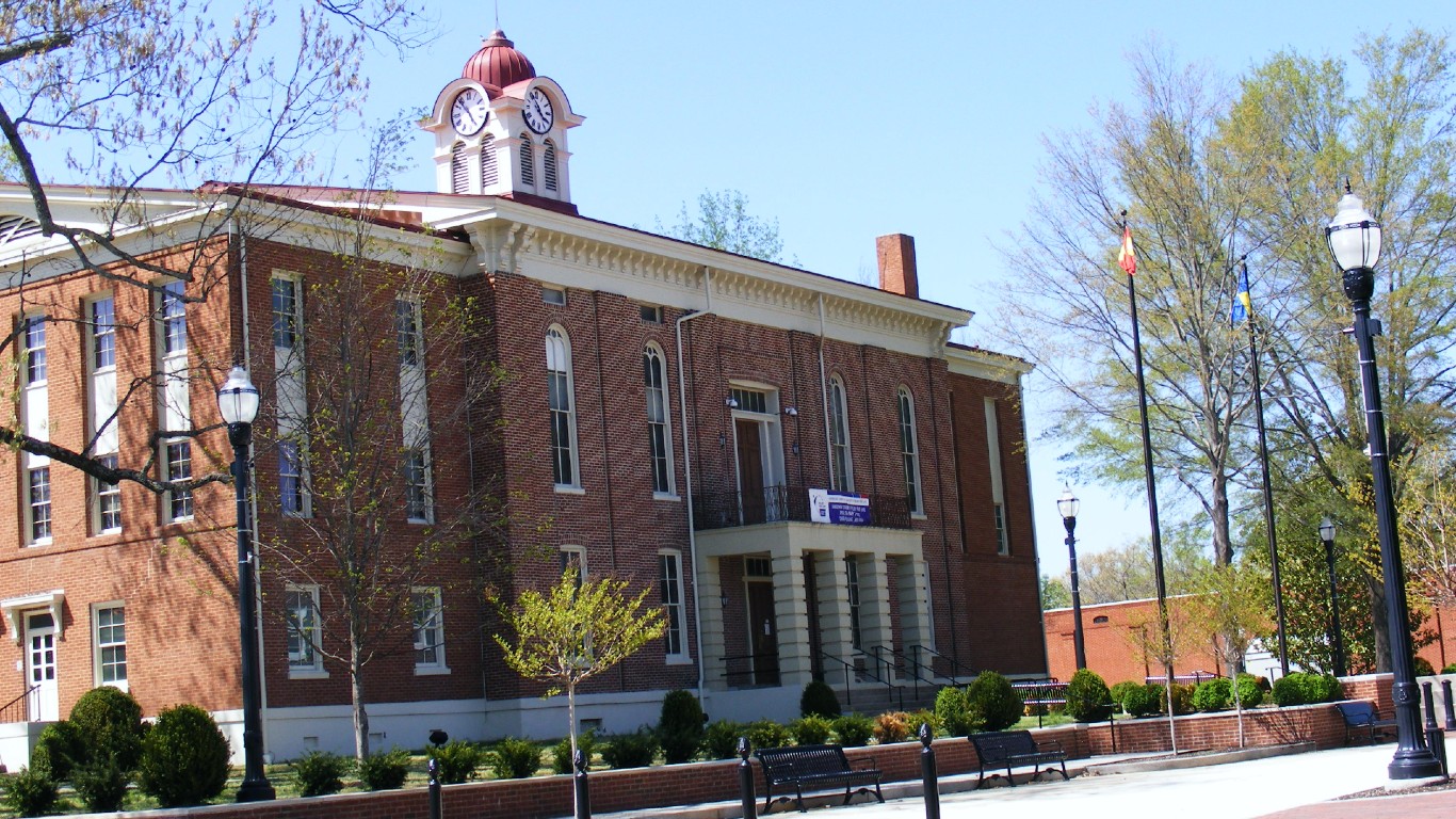 Old Courthouse in Spring, Bolivar TN by RealElectrical