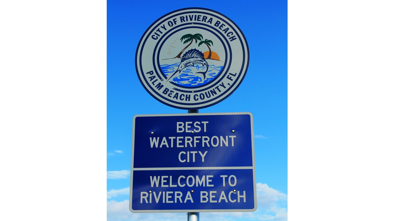 Welcome to Riviera Beach Florida Sign by formulanone