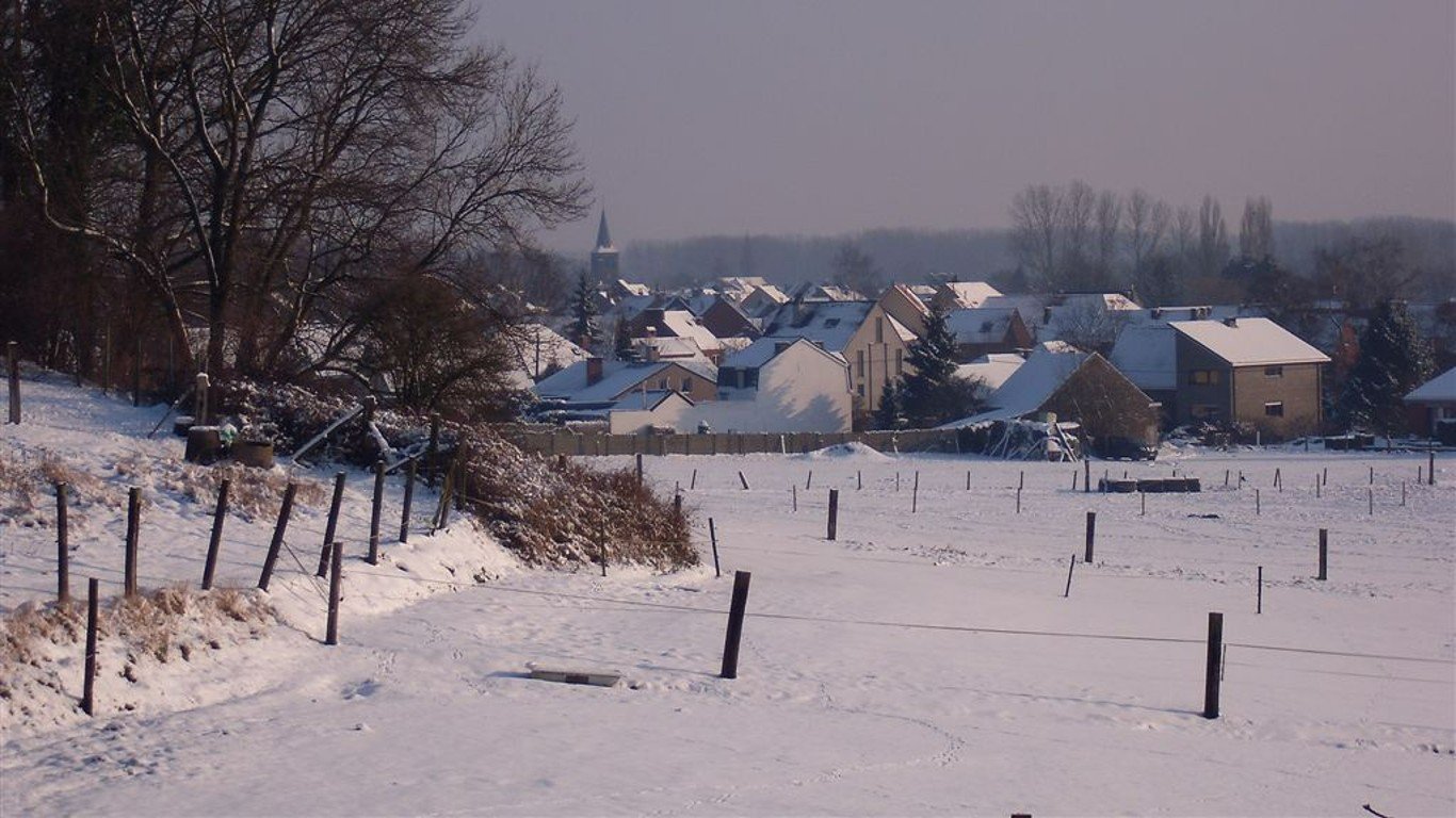 Winters zicht op Teralfene by Geertvdc