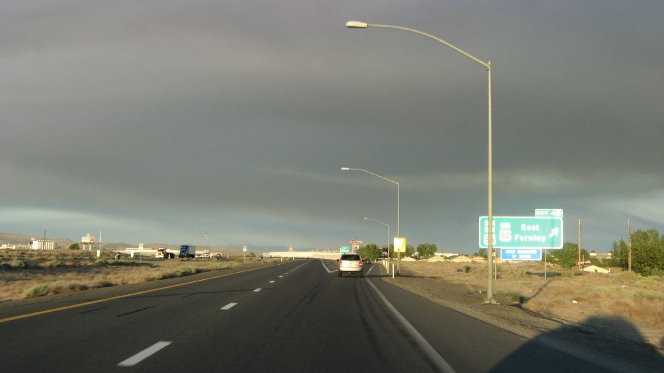 Interstate 80, Fernley, Nevada by Ken Lund