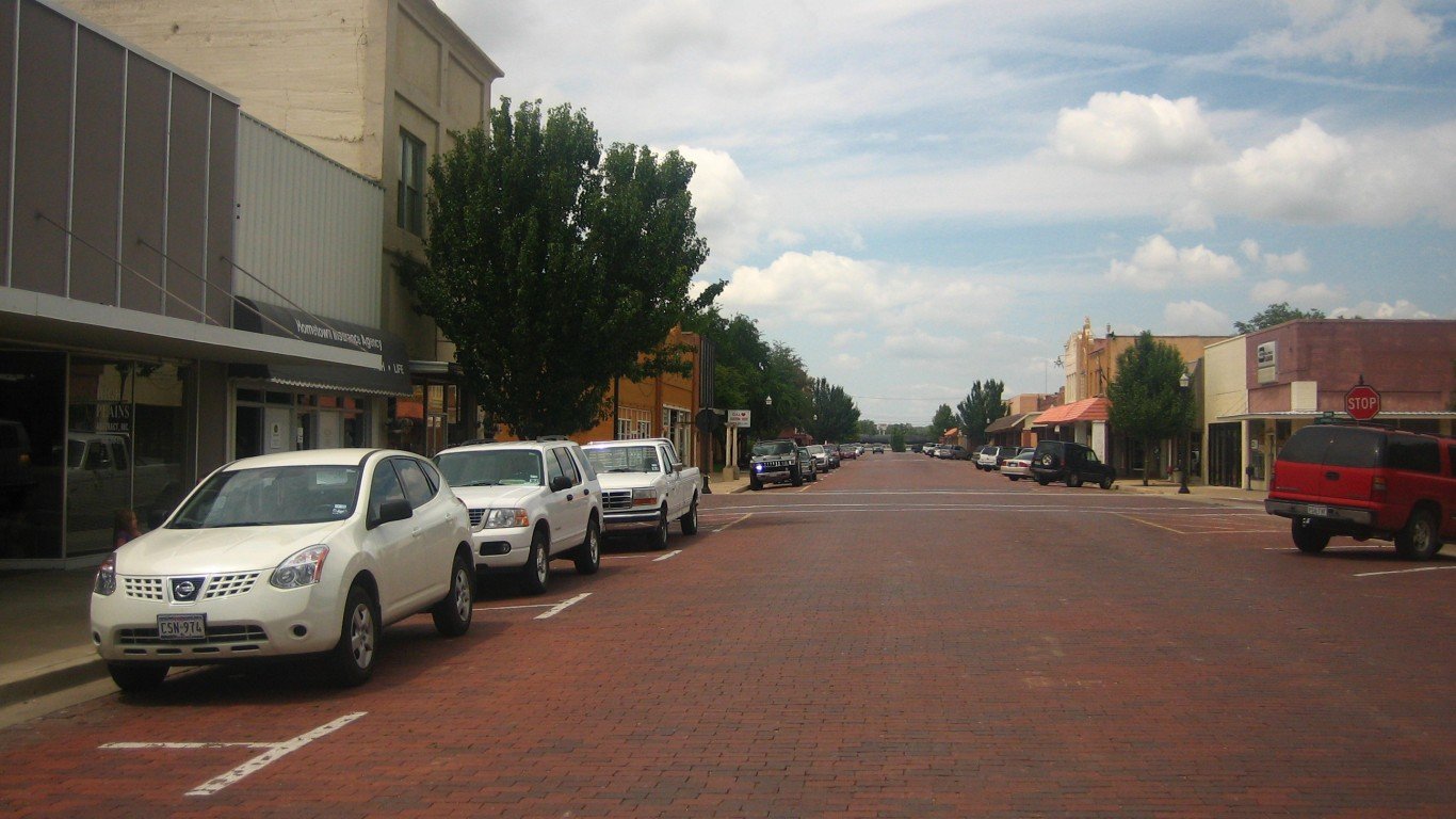 Brick streets of Dalhart, TX IMG 0556 by Billy Hathorn