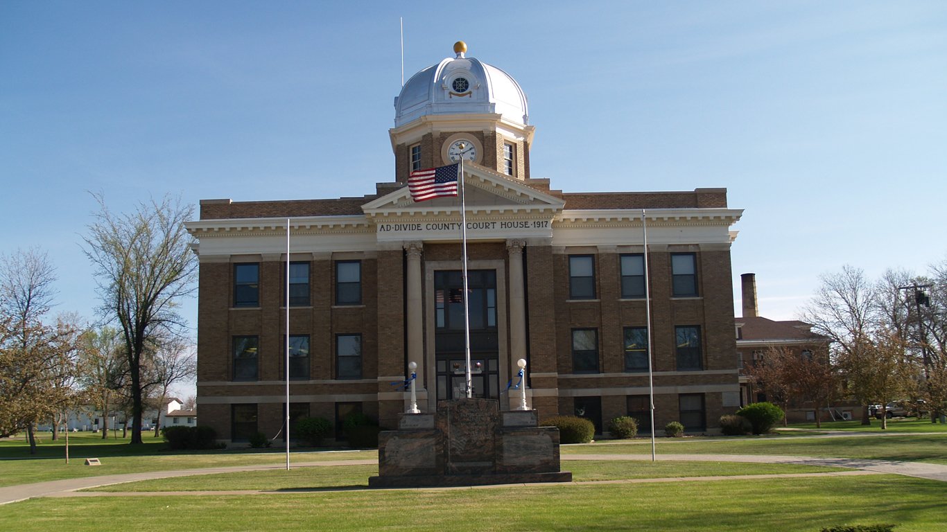 Divide County Courthouse by  Andrew Filer