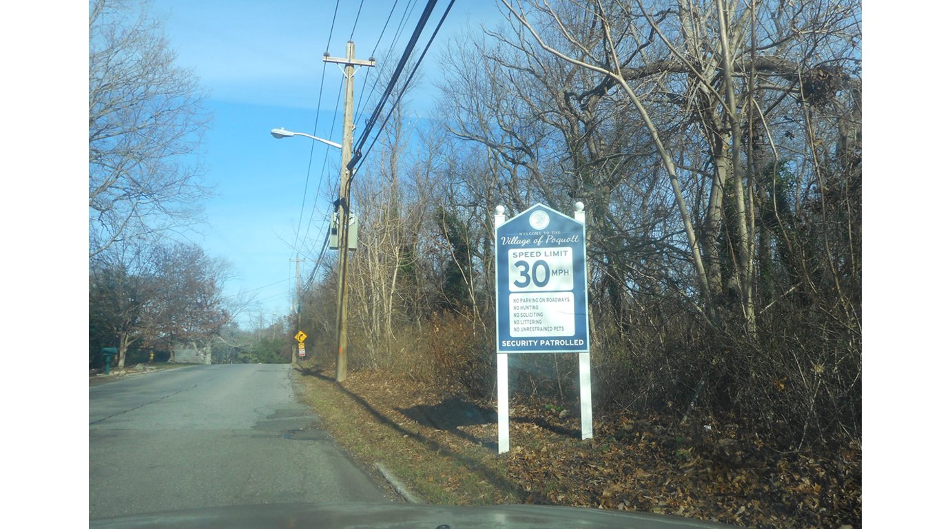 Poquott Village Speed Limit-Restrictions Sign-2 by DanTD