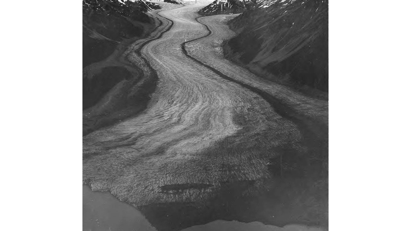 Shamrock Glacier... by Photo by Austin Post in the Glaciers and Landforms Photograph Collection via University of Washington: Special Collections and USGS