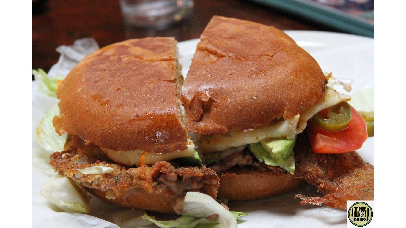 Steak Milanesa Torta by Hungry Dudes