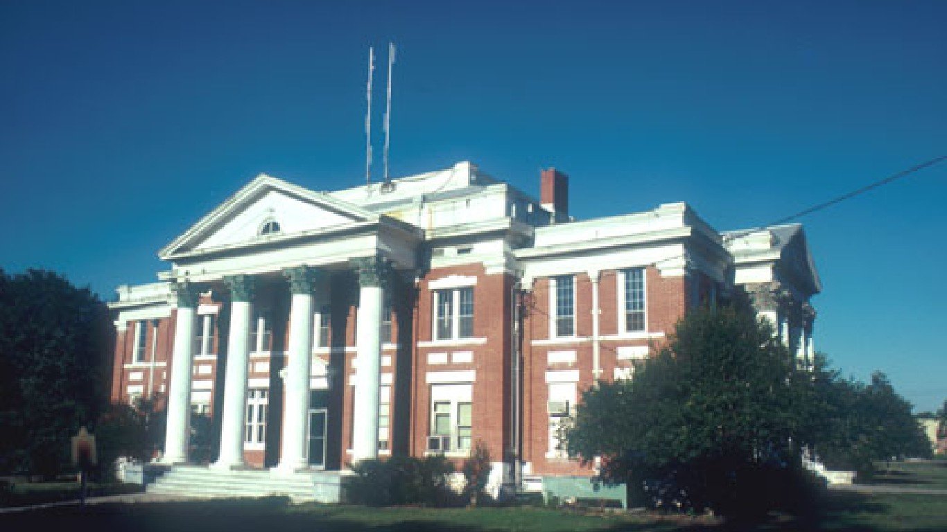 Wheeler County Georgia Courthouse by Calvin Beale (1923u20132008)