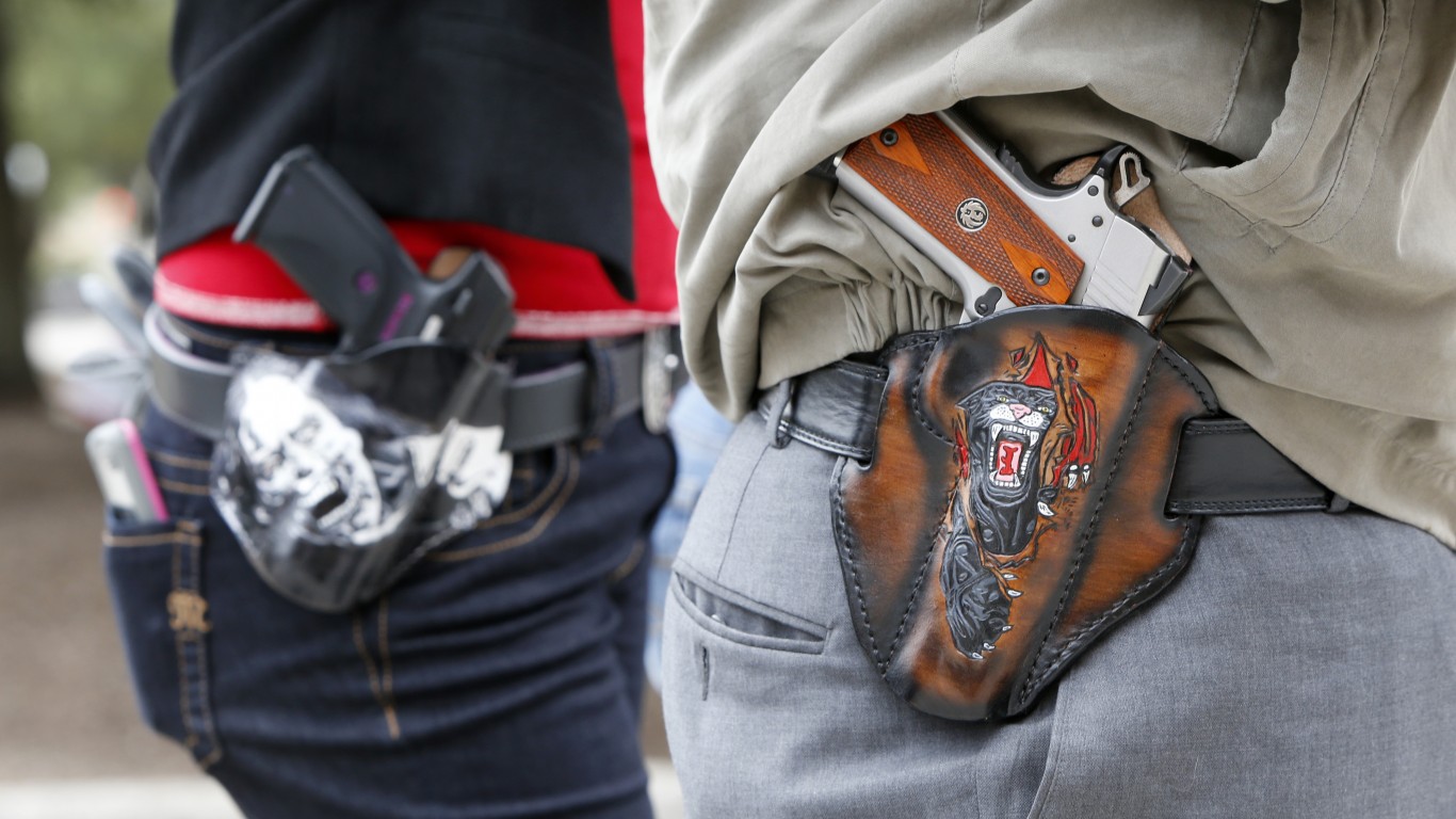 Don’t Open Carry a Gun in These States