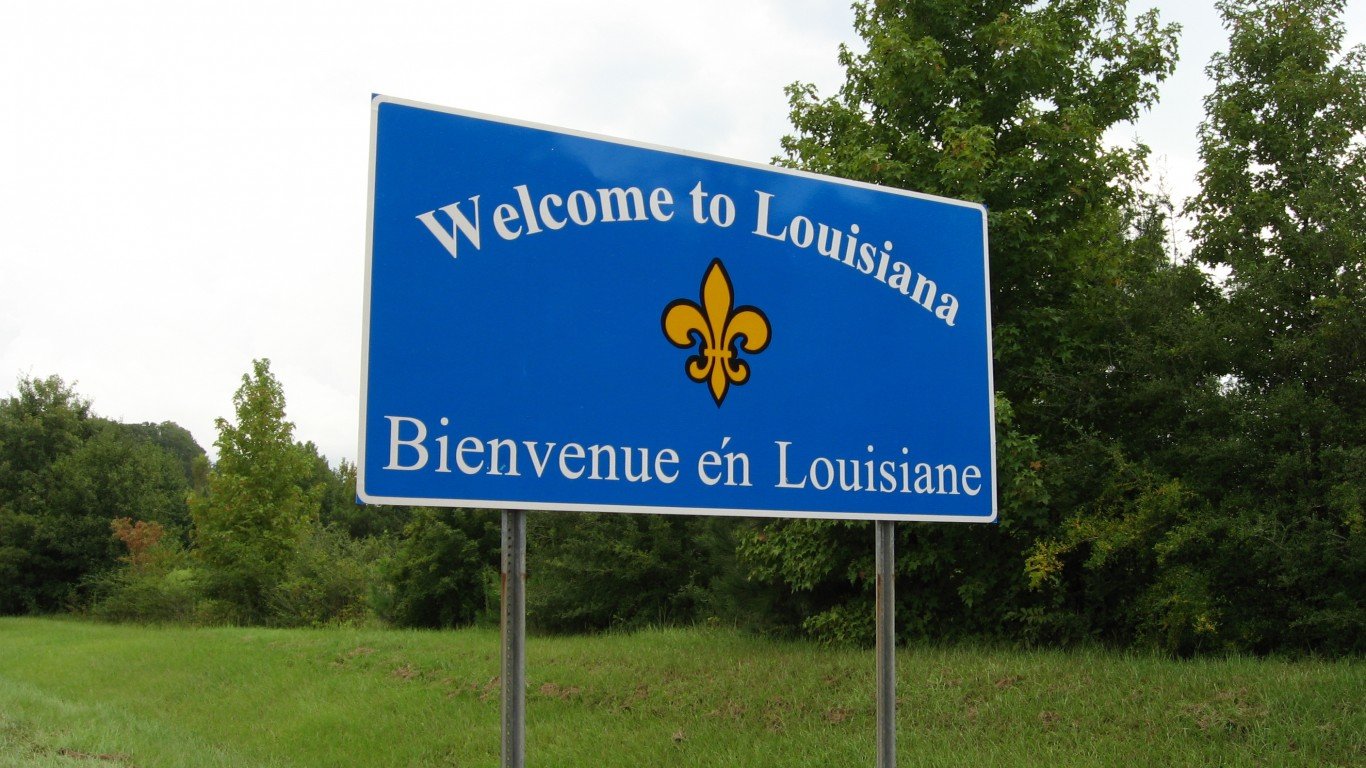 Welcome to Louisiana, U.S. 61 by Ken Lund