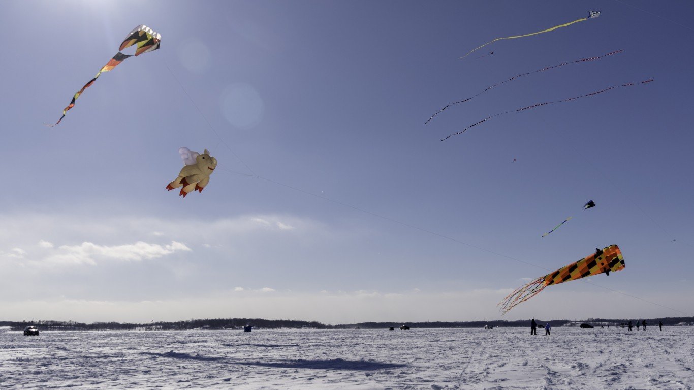 Kites on Ice Festival in Buffa... by Lorie Shaull