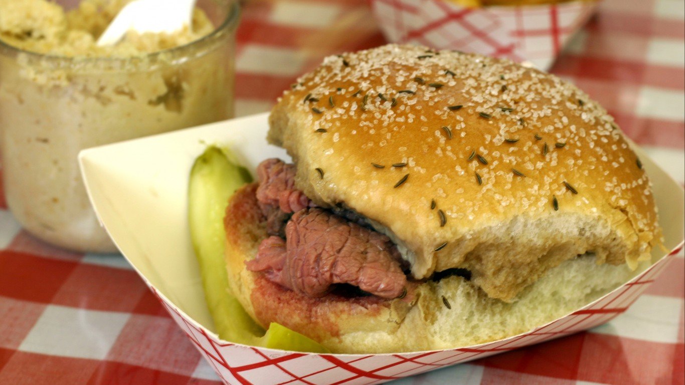 Beef on Weck - sandwich and ho... by Nick Gray