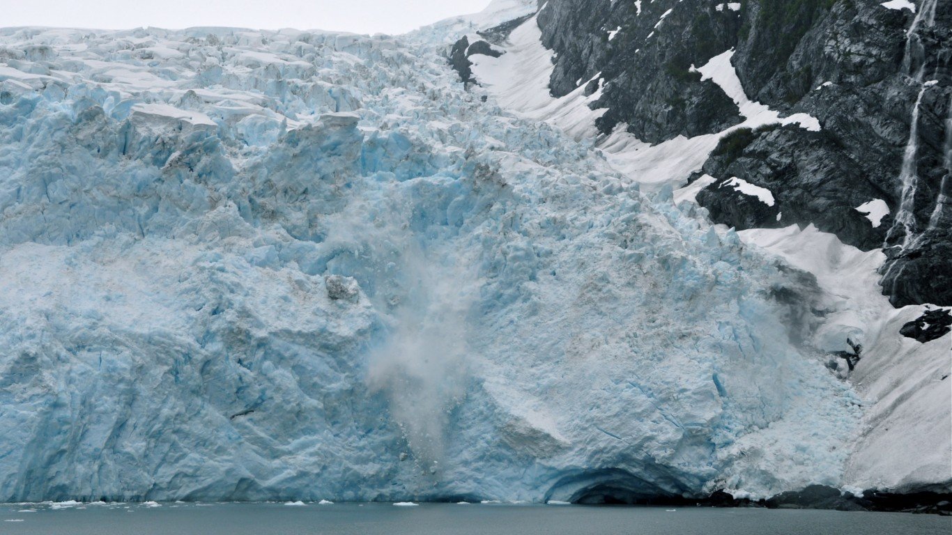 Blackstone Bay Glacier by Cecil Sanders