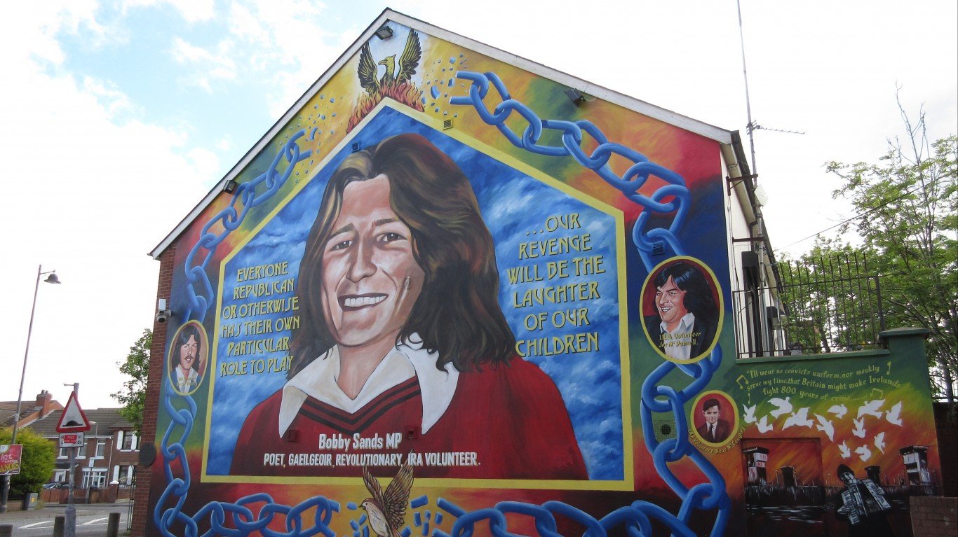 Mural of Bobby Sands by NH53