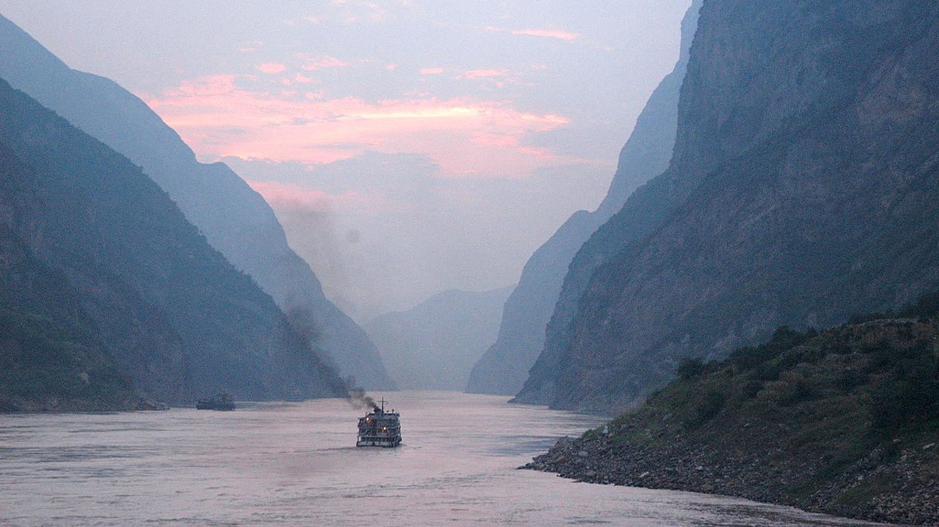 Dusk on the Yangtze River by Andrew Hitchcock