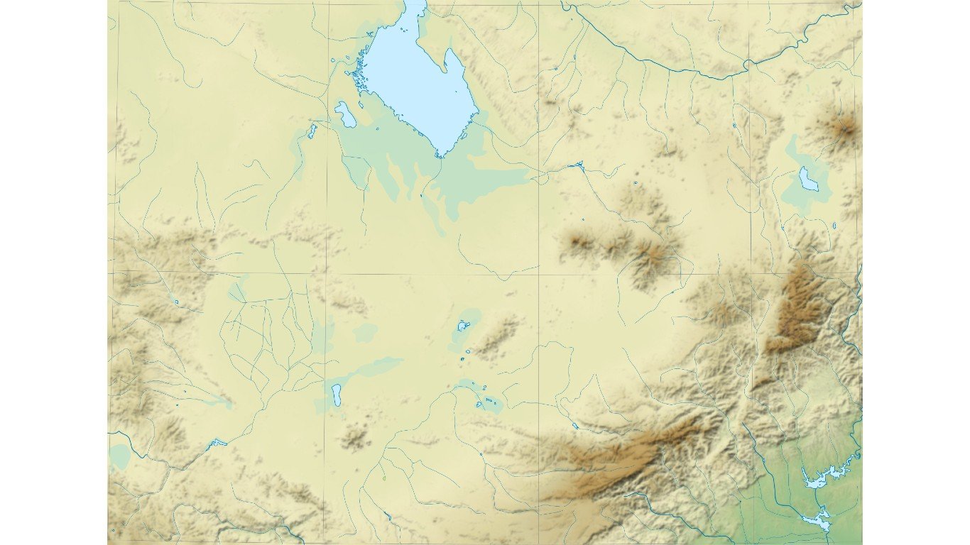 Konya plain topographic map-blank by Su00e9mhur