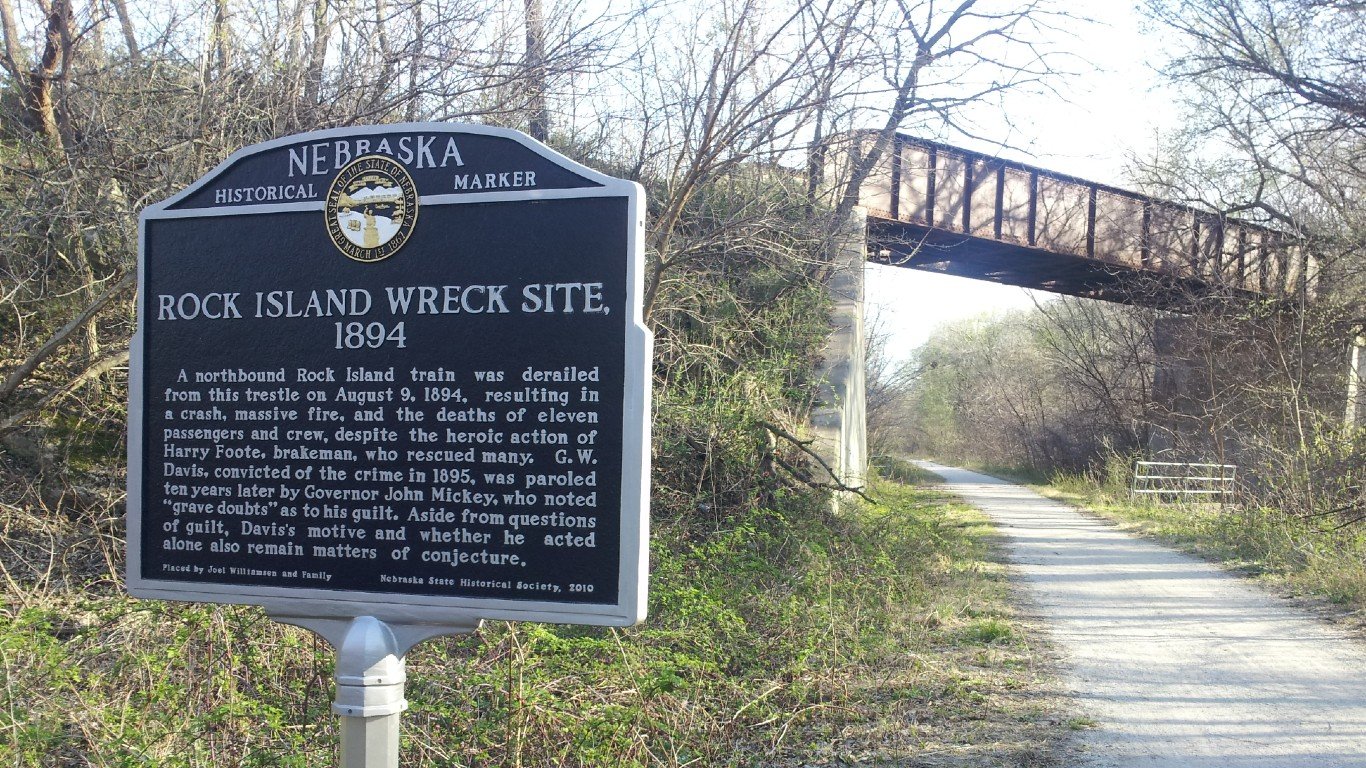 1894 Rock Island railroad wreck crash site, Mar 2012 by CrunchySkies