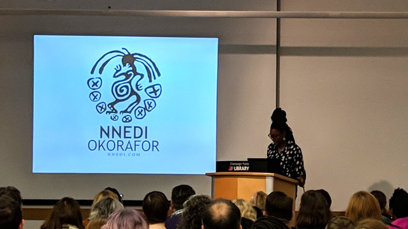 Nnedi at CPL #2 by Philip Brewer